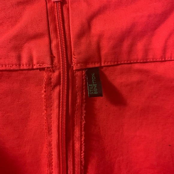 Large Benetton Pink Barbie Midi Skirt Summer pleated Bright 12/14 spring Easter - Picture 6 of 7